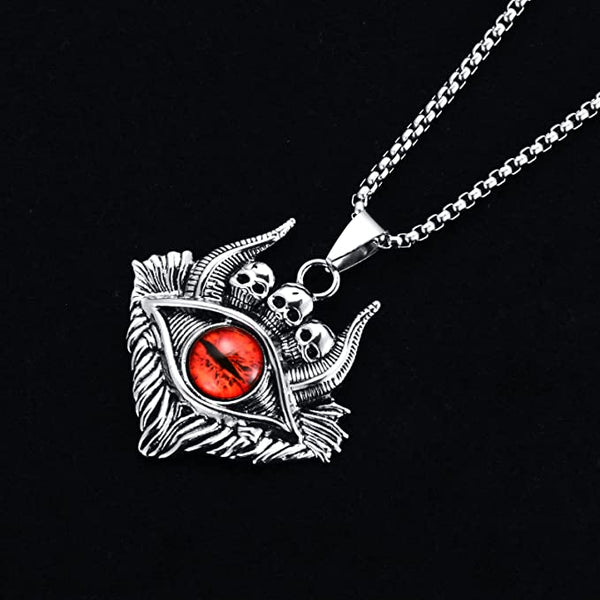 Skull Demon Eye Necklace