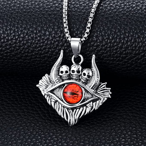 Skull Demon Eye Necklace