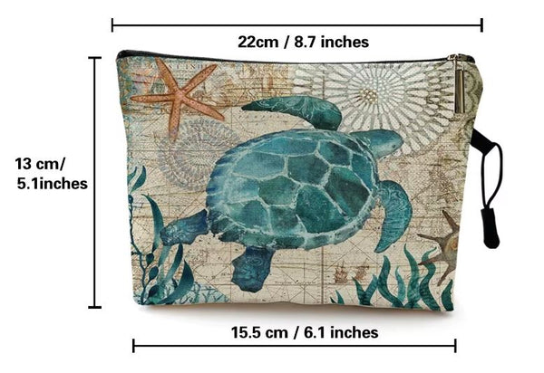 Sea Turtle Coin Purse Wallet