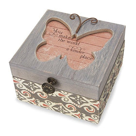 Patterned Butterfly Someone Special Jewelry Box