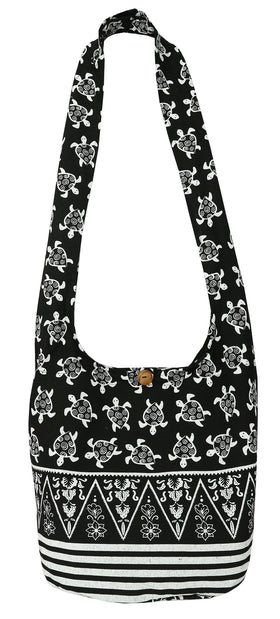 Turtle Crossbody Bohemian Gypsy Large Sling Shoulder Bag