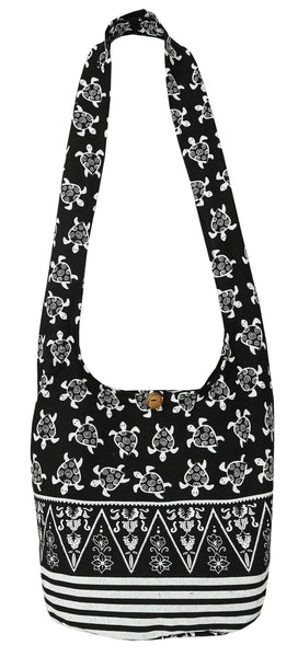 Turtle Crossbody Bohemian Gypsy Large Sling Shoulder Bag