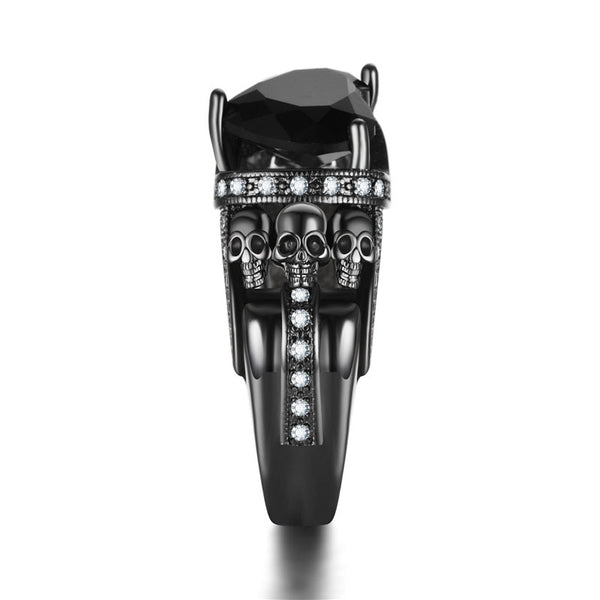 Triple Threat Skull Ring