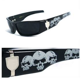 Cholo Skull Biker Sport Sunglasses