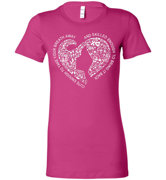 Cute And Skilled Enough T-Shirt / Long Sleeve - Free Shipping