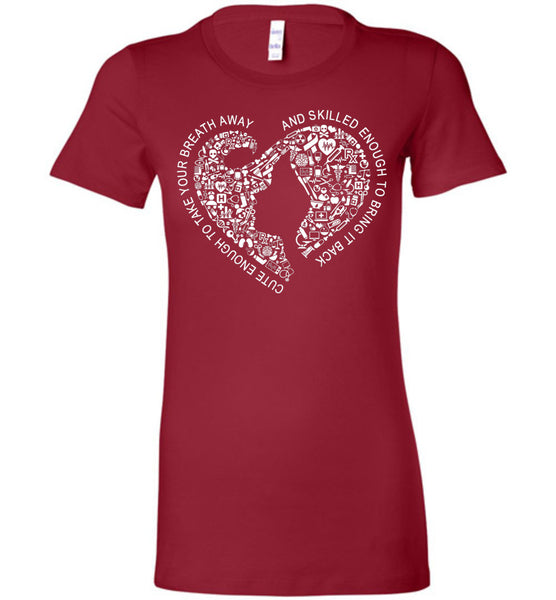 Cute And Skilled Enough T-Shirt / Long Sleeve - Free Shipping