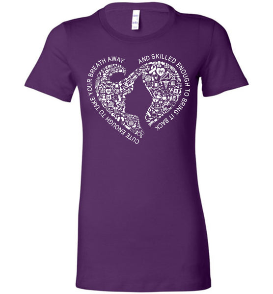 Cute And Skilled Enough T-Shirt / Long Sleeve - Free Shipping