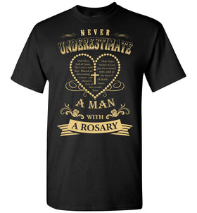 A Man With A Rosary T-Shirt And Long Sleeve - Free Shipping