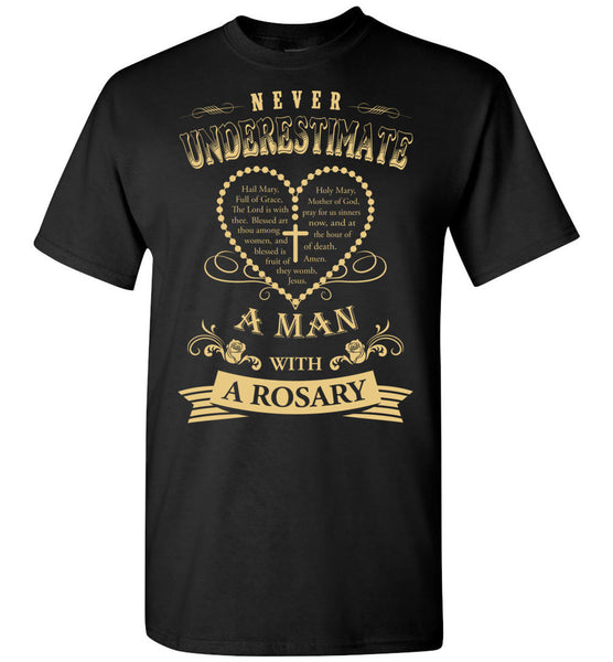 A Man With A Rosary T-Shirt And Long Sleeve - Free Shipping