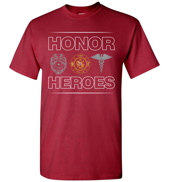 Honor Heroes Firefighter T-Shirt / Long Sleeve