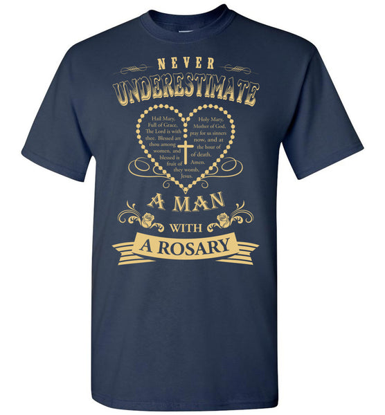 A Man With A Rosary T-Shirt And Long Sleeve - Free Shipping