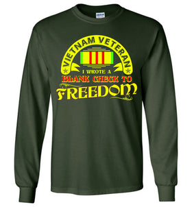 Vietnam Veteran Long Sleeve - Free Shipping!