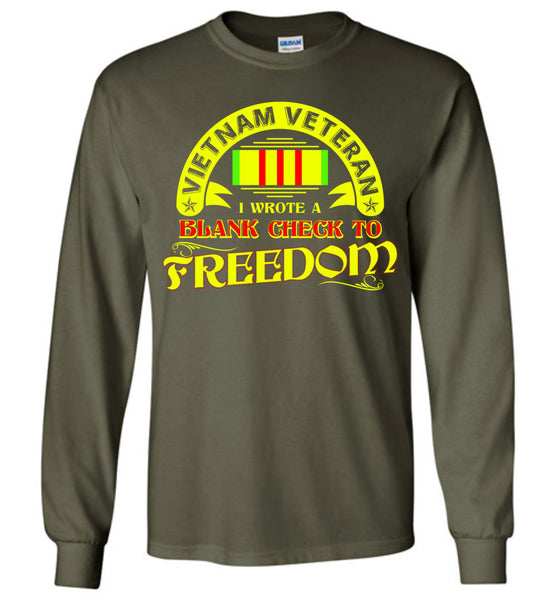 Vietnam Veteran Long Sleeve - Free Shipping!