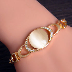 18K Gold Plated Austrian Crystal Stone Bracelet