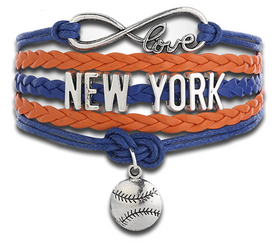 Infinity Love New York Baseball Bracelet - Free Shipping!