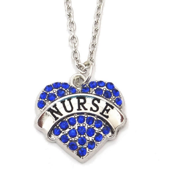 Crystal Heart Engraved Nurse Pendant Necklace Free Shipping My   2015 12 13 11 52 32 600x 