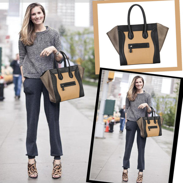 Vintage Designer Smiley Tote Bag