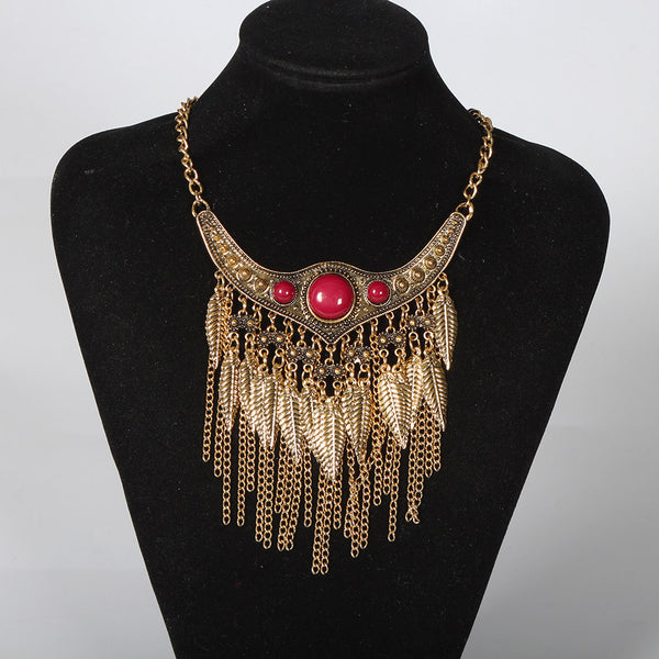 Vintage Bohemian Ethnic Choker Statement Necklace - Free Shipping
