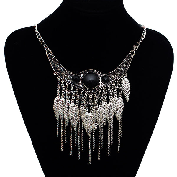 Vintage Bohemian Ethnic Choker Statement Necklace - Free Shipping