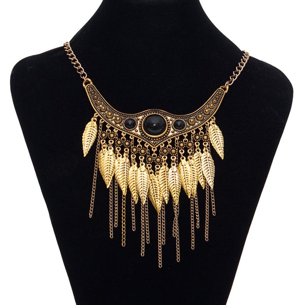 Vintage Bohemian Ethnic Choker Statement Necklace - Free Shipping