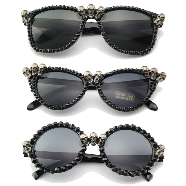 Skull Design Decorative Sunglasses