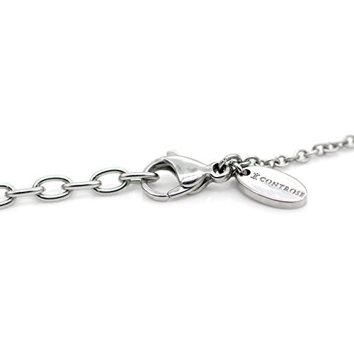 Skull Rose Birthstone Necklace