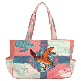 Sea Turtle Pink Tote Bag