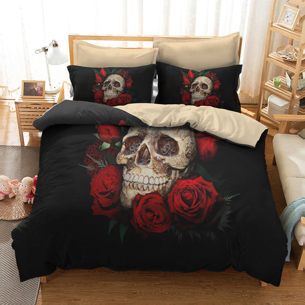 Skull Duvet Blanket Cover