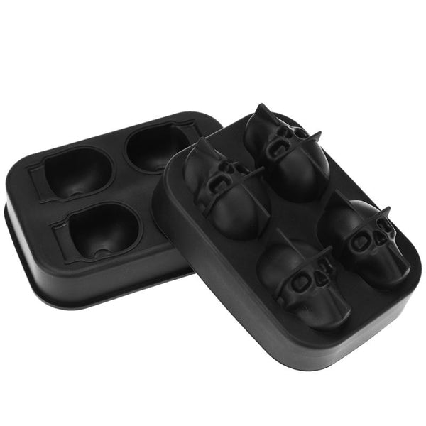 3D Skull Ice Cube Mold Maker