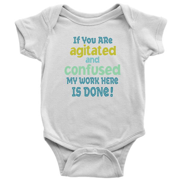 Agitated And Confused Onesie