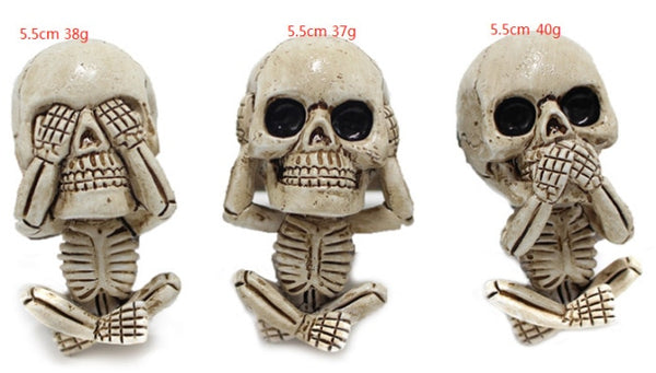3pcs Skull Car Vent Clip Air Outlet Freshener