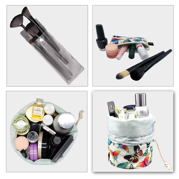 Portable Butterfly Makeup Toiletry Cosmetic Travel Organizer Bag