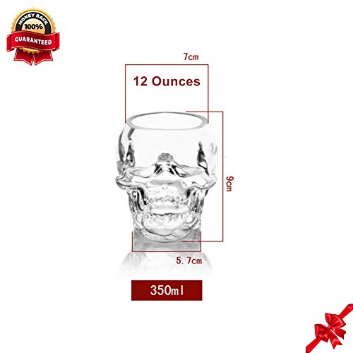 Skull Shot Glass 12 oz