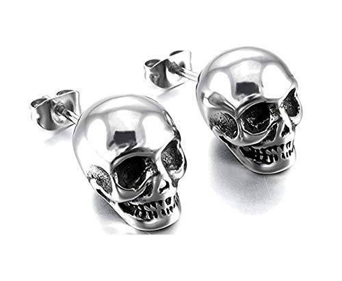 3 Pairs Gothic Skull Earrings