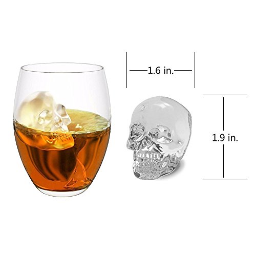 3D Skull Ice Mold-2Pack