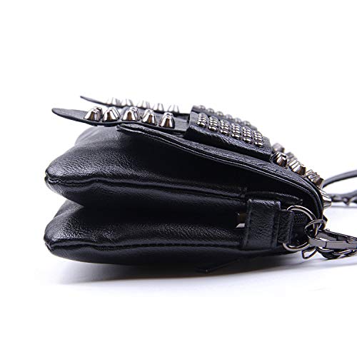 Gothic Skull Rivet Cross Body Bag