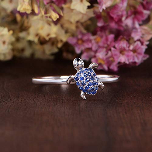 Turtle Sapphire Ring