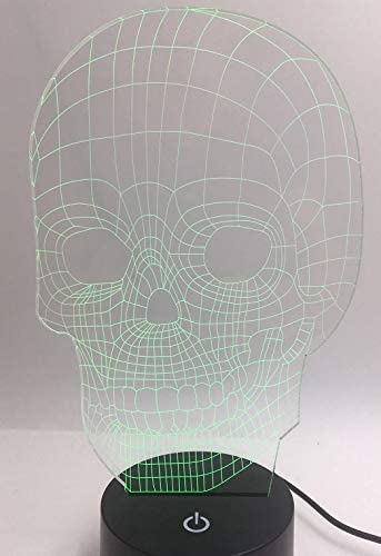 Color Changing Skull Desk Lamp