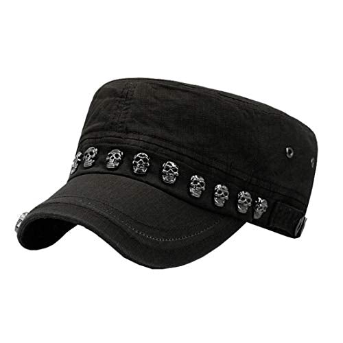 Unisex Skull Studded Cap