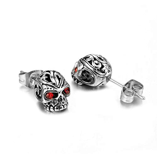 3 Pairs Gothic Skull Earrings