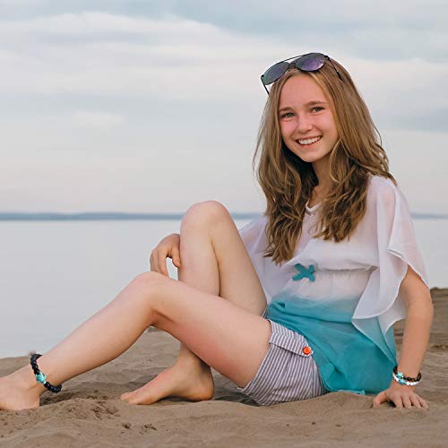 10 Pieces Sea Turtles Beads Bracelet Natural Stone Elastic