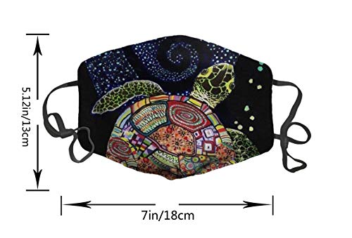Sea Turtle Mouth Shield Face Decoration Mask Anti-Dust Mask
