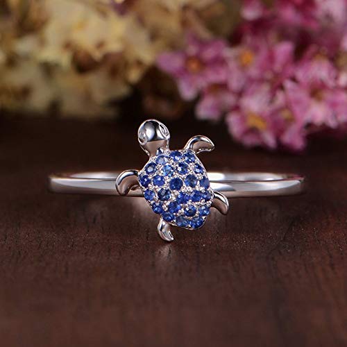Turtle Sapphire Ring