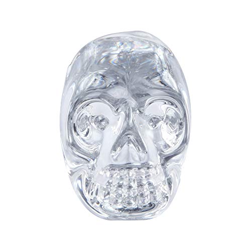 8 Pcs Crystal Skull Glass Furniture Door Knobs Handle