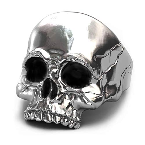 Men Death Rock Skull Ring