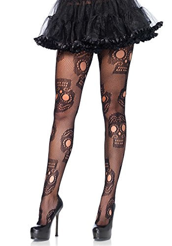 Women Sugar Skull Pantyhose
