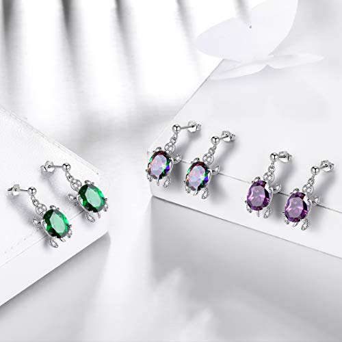 925 Sterling Silver Sea Turtle Earrings