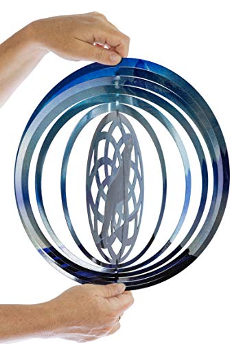 Wolf Dreamcatcher Kinetic 3D Metal Outdoor Garden Decor Wind Spinner