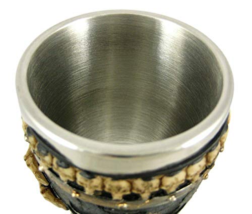 Skeletal Wine Goblet Bones 8 inch
