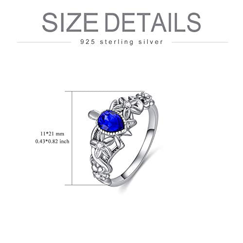 Sterling Silver Sea Turtle Ring